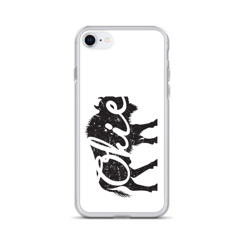 Okie Bison - Regular iPhone Case (White)