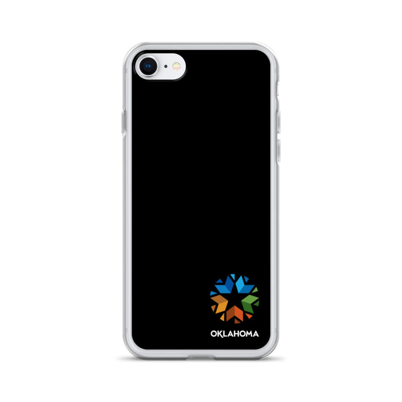 Minimal Oklahoma Logo - Regular iPhone Case (Black)