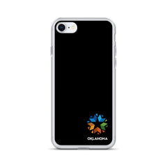 Minimal Oklahoma Logo - Regular iPhone Case (Black)