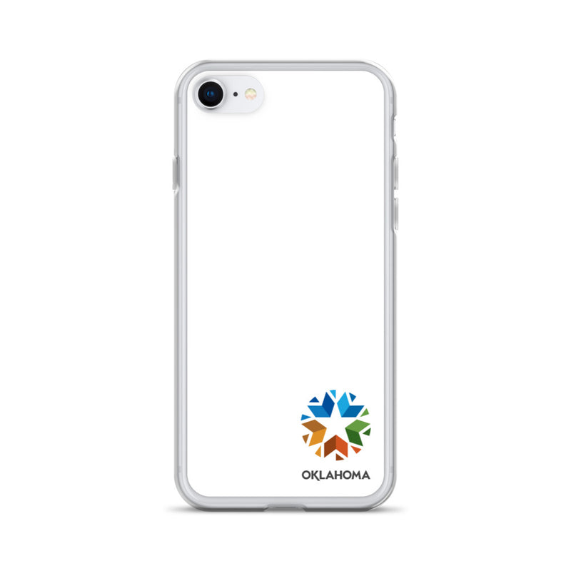 Minimal Oklahoma Logo - Regular iPhone Case (White)