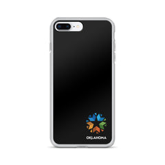 Minimal Oklahoma Logo - Regular iPhone Case (Black)