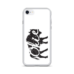 Okie Bison - Regular iPhone Case (White)