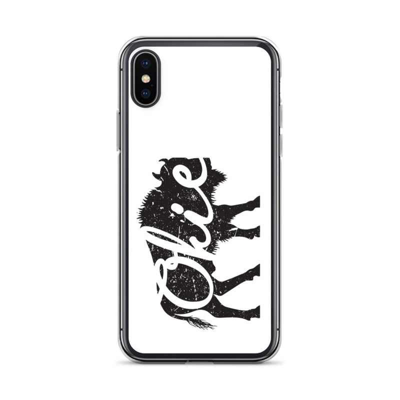 Okie Bison - Regular iPhone Case (White)