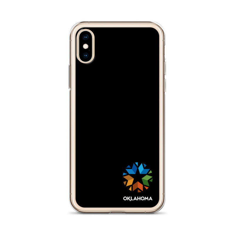 Minimal Oklahoma Logo - Regular iPhone Case (Black)