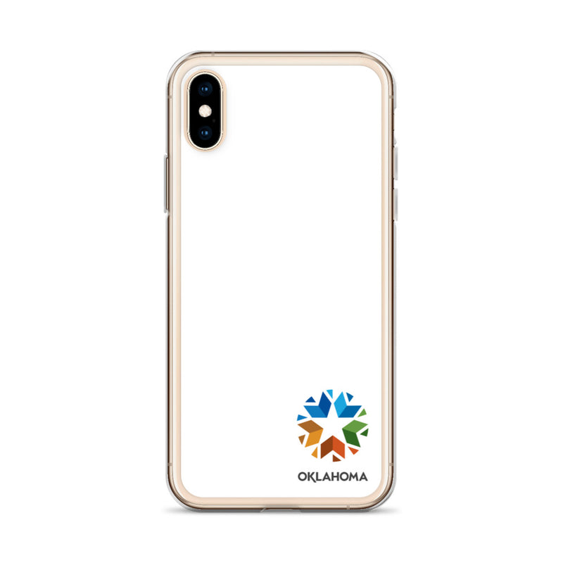 Minimal Oklahoma Logo - Regular iPhone Case (White)