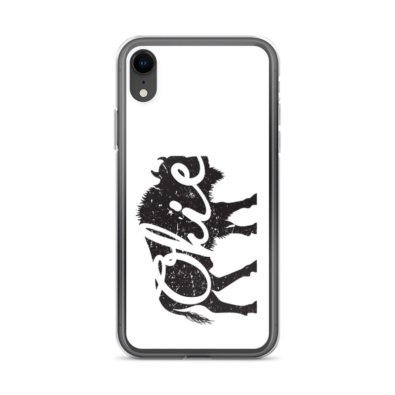 Okie Bison - Regular iPhone Case (White)