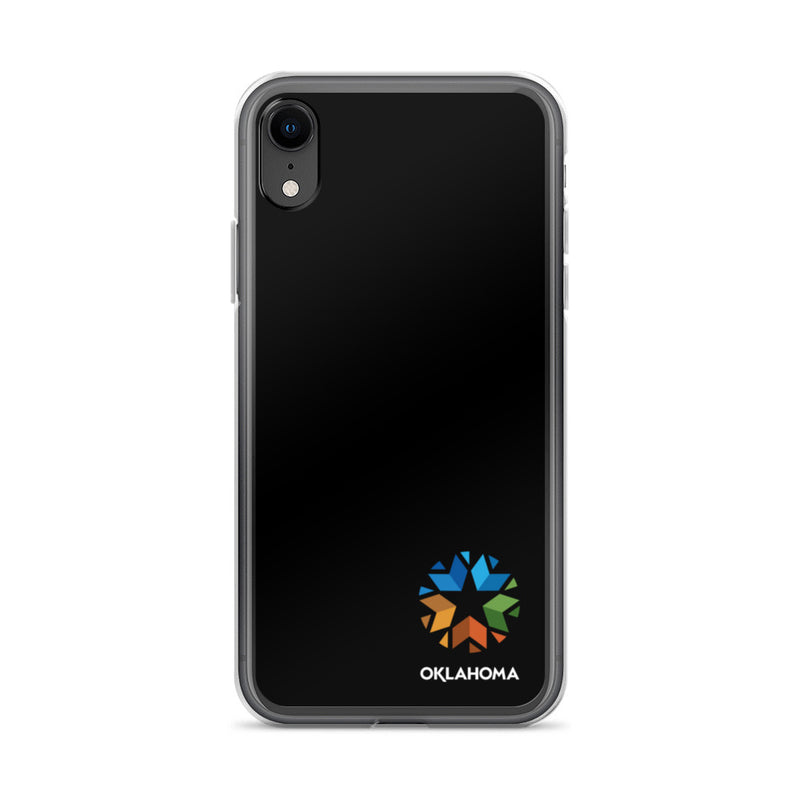 Minimal Oklahoma Logo - Regular iPhone Case (Black)