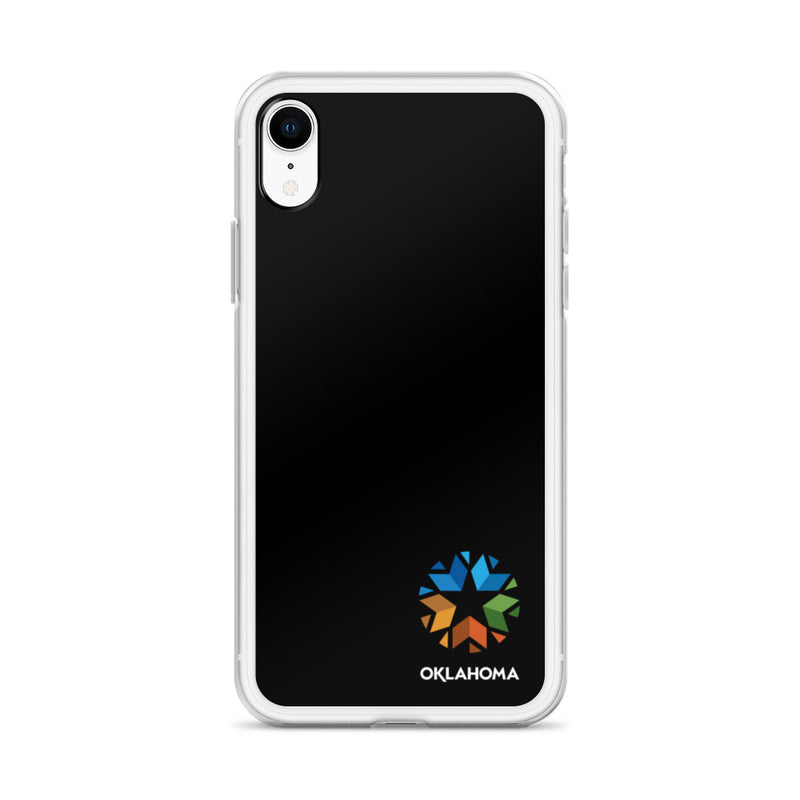 Minimal Oklahoma Logo - Regular iPhone Case (Black)
