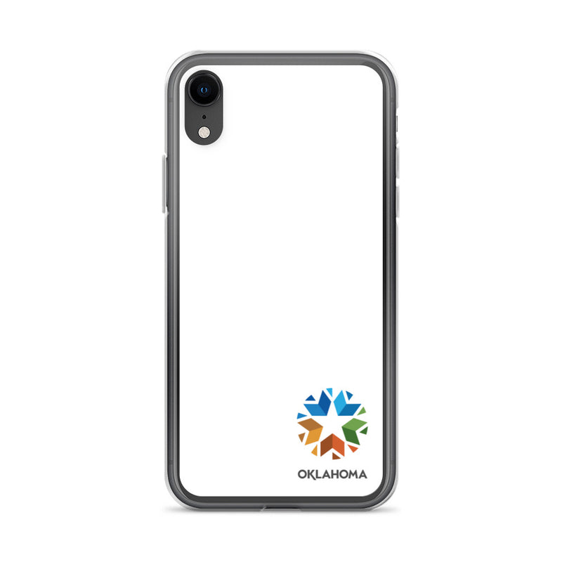 Minimal Oklahoma Logo - Regular iPhone Case (White)