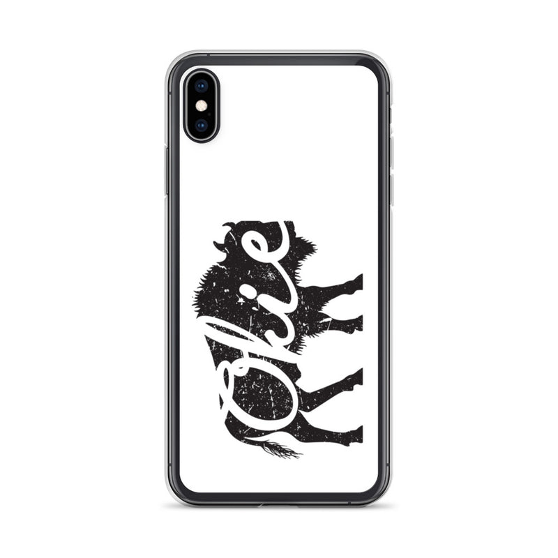 Okie Bison - Regular iPhone Case (White)