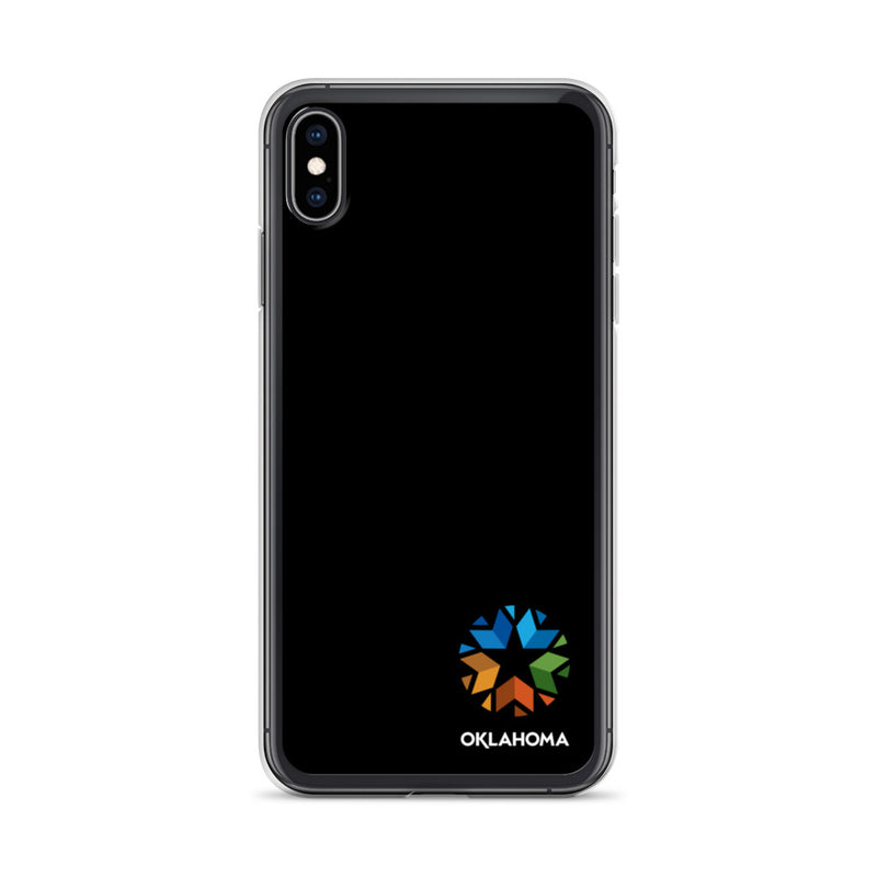 Minimal Oklahoma Logo - Regular iPhone Case (Black)