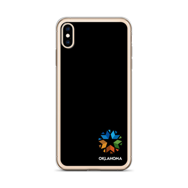 Minimal Oklahoma Logo - Regular iPhone Case (Black)