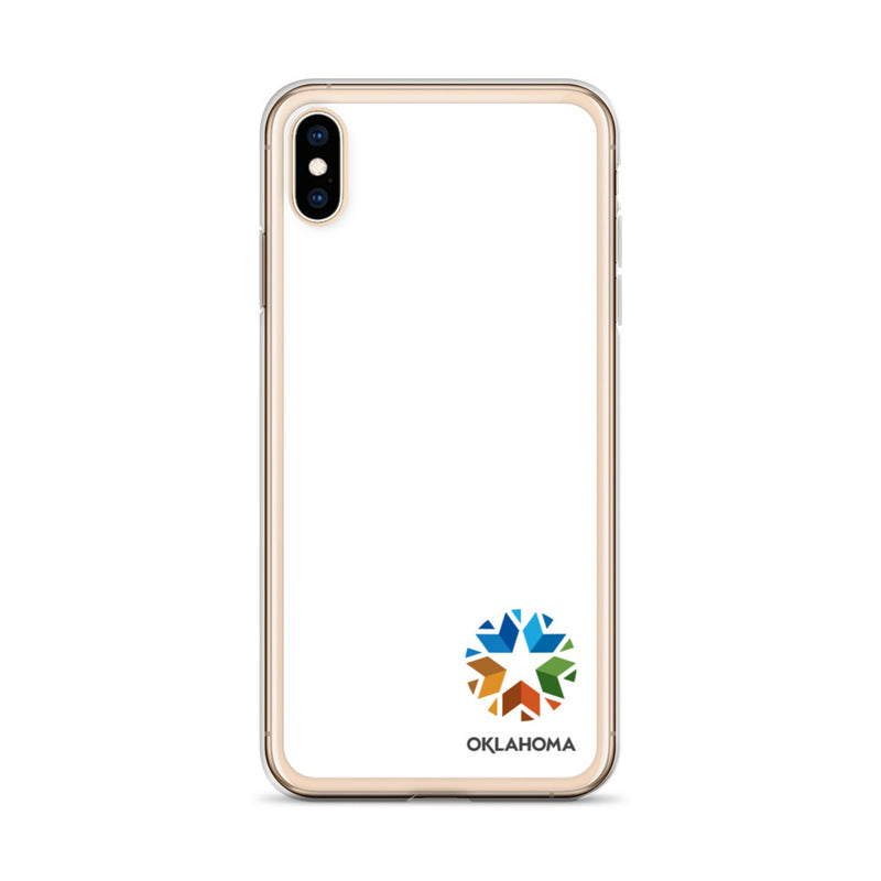 Minimal Oklahoma Logo - Regular iPhone Case (White)