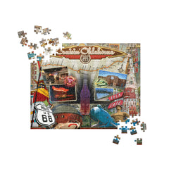 Cruisin' Oklahoma Route 66 Jigsaw Puzzle - 252 Pieces