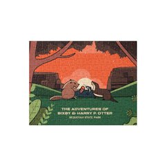 Bixby Y. Beaver & Harry P. Otter 252 Piece Jigsaw Puzzle