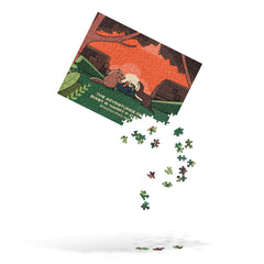 Bixby Y. Beaver & Harry P. Otter 252 Piece Jigsaw Puzzle