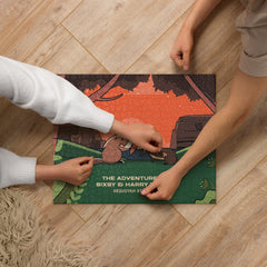 Bixby Y. Beaver & Harry P. Otter 252 Piece Jigsaw Puzzle