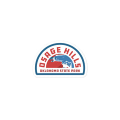 Osage Hills State Park 3 by 3 Sticker