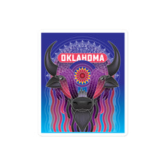 4-inch Oklahoma Bison Sticker