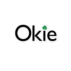 3-inch Okie Shamrock Sticker