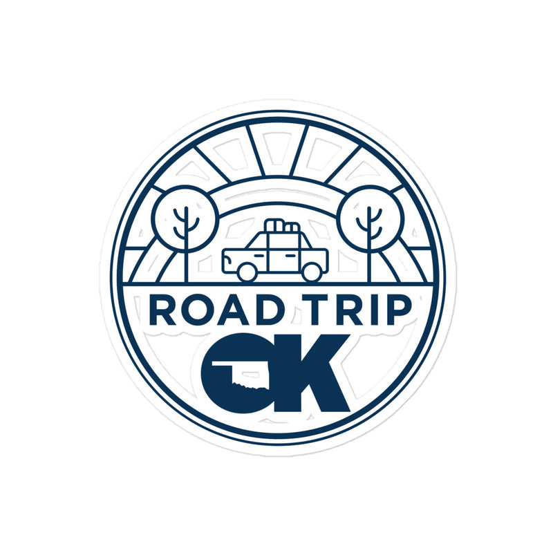 3-inch Oklahoma Road Trip Sticker