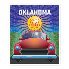 5.5-inch Oklahoma Route 66 Sticker