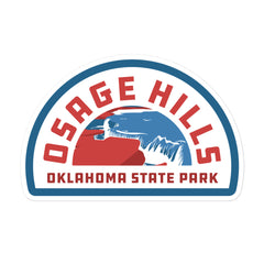 Osage Hills State Park 3 by 3 Sticker
