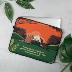 The Adventures of Bixby Y. Beaver & Harry P. Otter Laptop Sleeve - 13 inch.