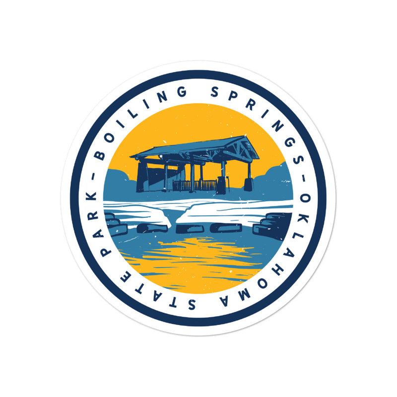 3-inch Boiling Springs State Park Sticker