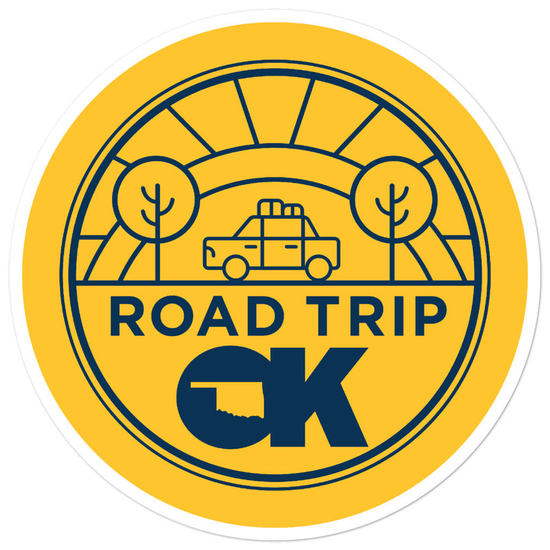 3-inch Road Trip OK Sticker