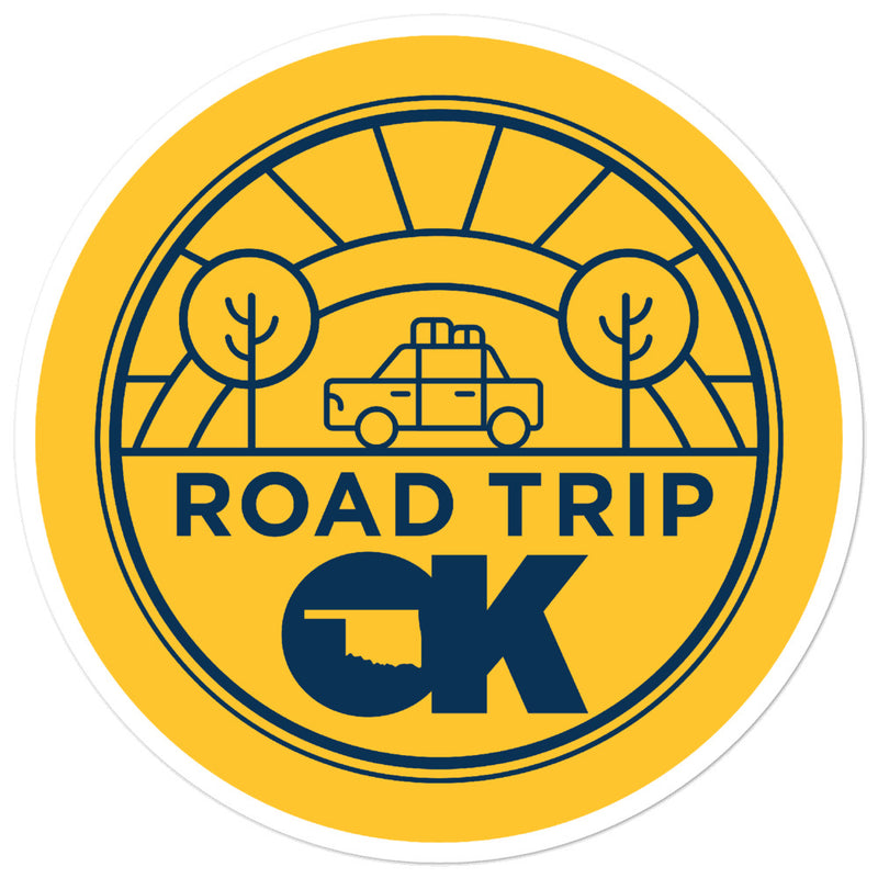5.5-inch Road Trip OK Sticker