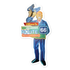 3-inch Welcome to Oklahoma's Route 66 Sticker