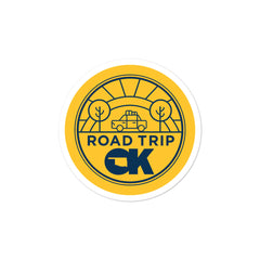 3-inch Road Trip OK Sticker