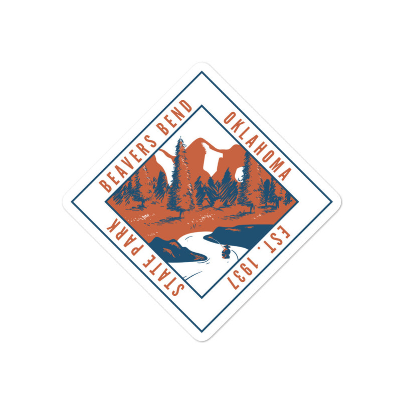 3-inch Beavers Bend State Park Sticker