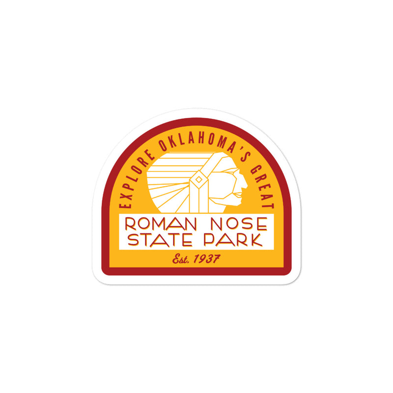 3-inch Roman Nose State Park Sticker
