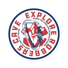 5.5-inch Explore Robbers Cave Sticker