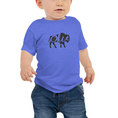 Okie Bison Baby Jersey Tee in White.