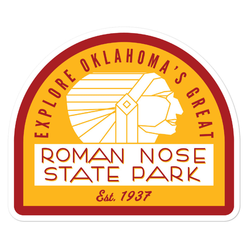 4-inch Roman Nose State Park Sticker