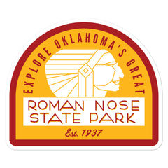 4-inch Roman Nose State Park Sticker