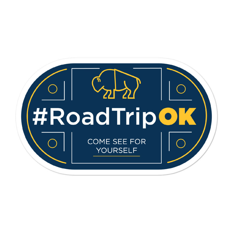 5.5-inch Road Trip OK Sticker