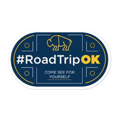 3-inch Road Trip OK Sticker
