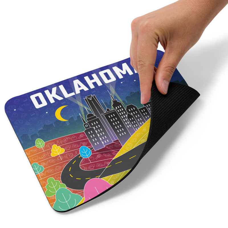 Oklahoma Shining Cities Mouse Pad