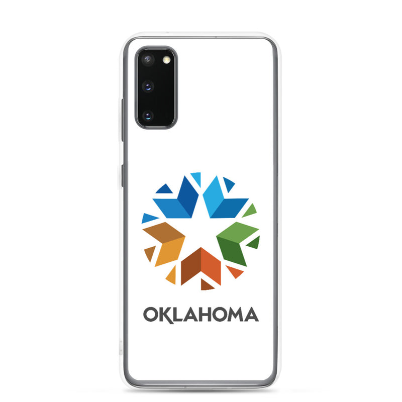 Oklahoma Logo - Samsung Phone Case (White)