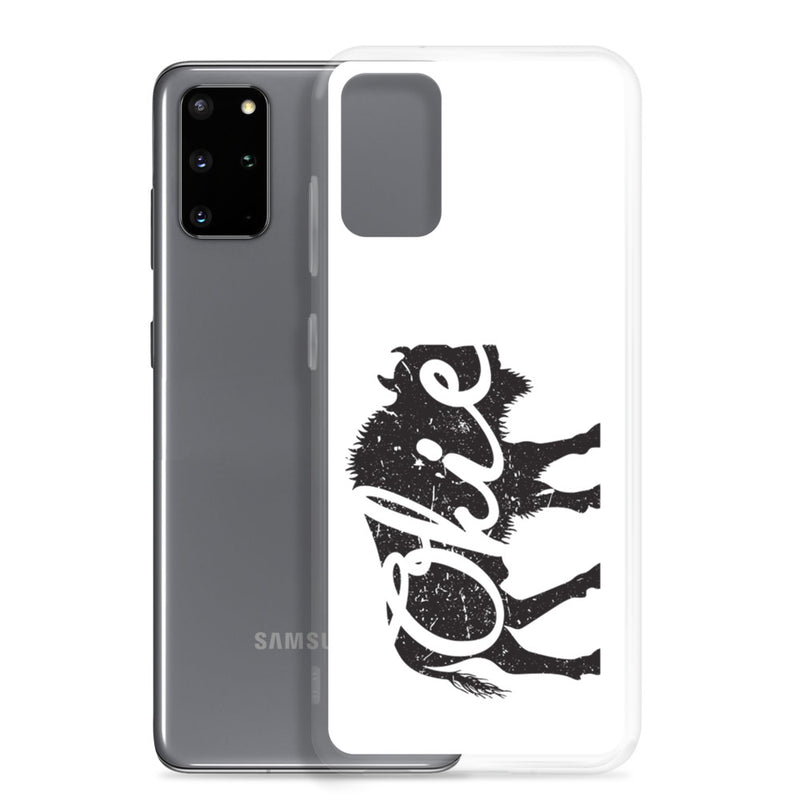 Okie Bison - Samsung Case (White)