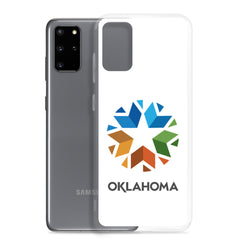 Oklahoma Logo - Samsung Phone Case (White)