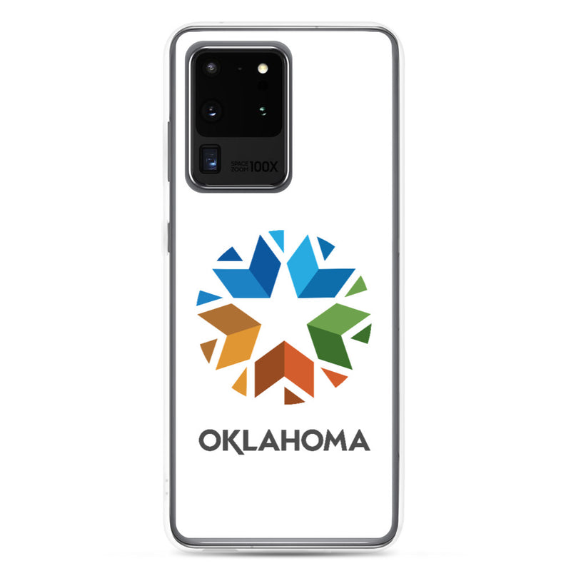 Oklahoma Logo - Samsung Phone Case (White)