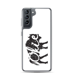 Okie Bison - Samsung Case (White)