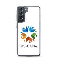 Oklahoma Logo - Samsung Phone Case (White)