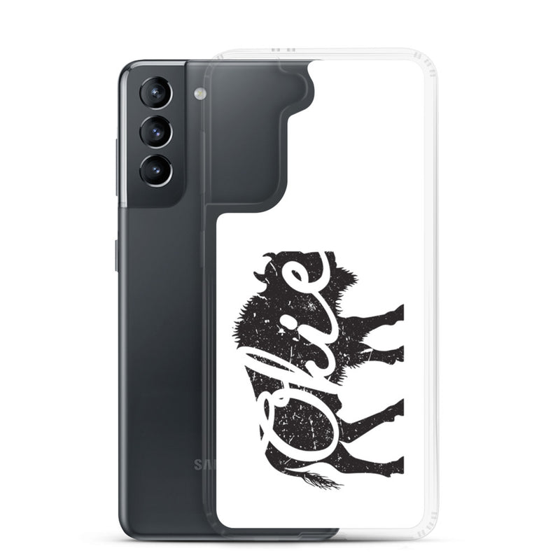 Okie Bison - Samsung Case (White)