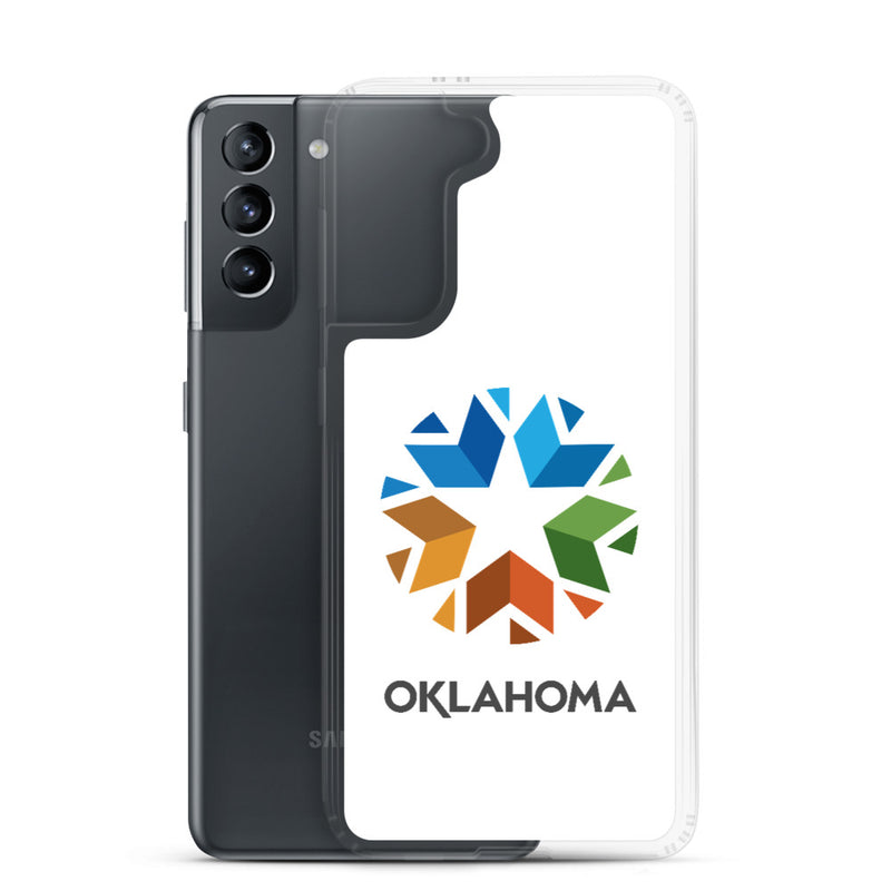 Oklahoma Logo - Samsung Phone Case (White)